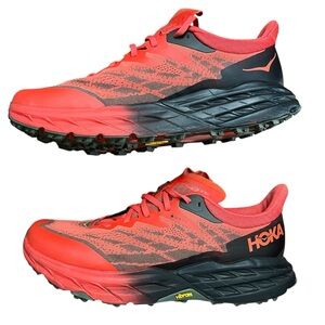 Hoka Men's Red Trail Running Shoes